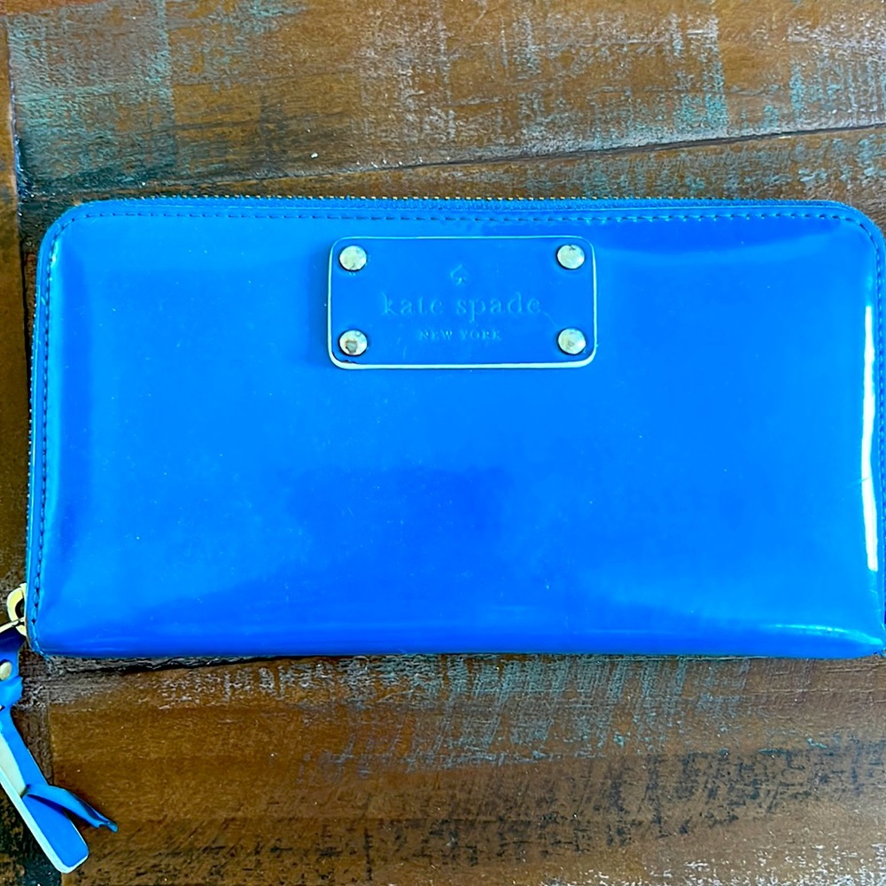Kate Spade blue wallet